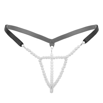 Women Sexy Pearl Mini Slip Tanga Panties / Thong Sissy Hot T-Back Nightwear Underwear - EVE's SECRETS